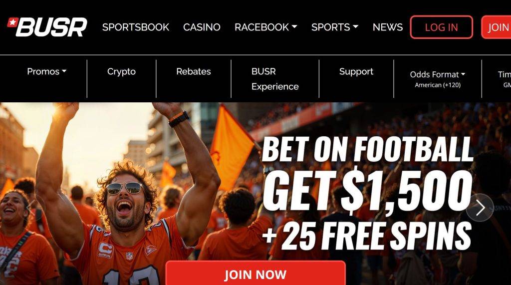 BUSR sportsbook and racebook highlighting horse racing and multi-sport betting for users across New York.